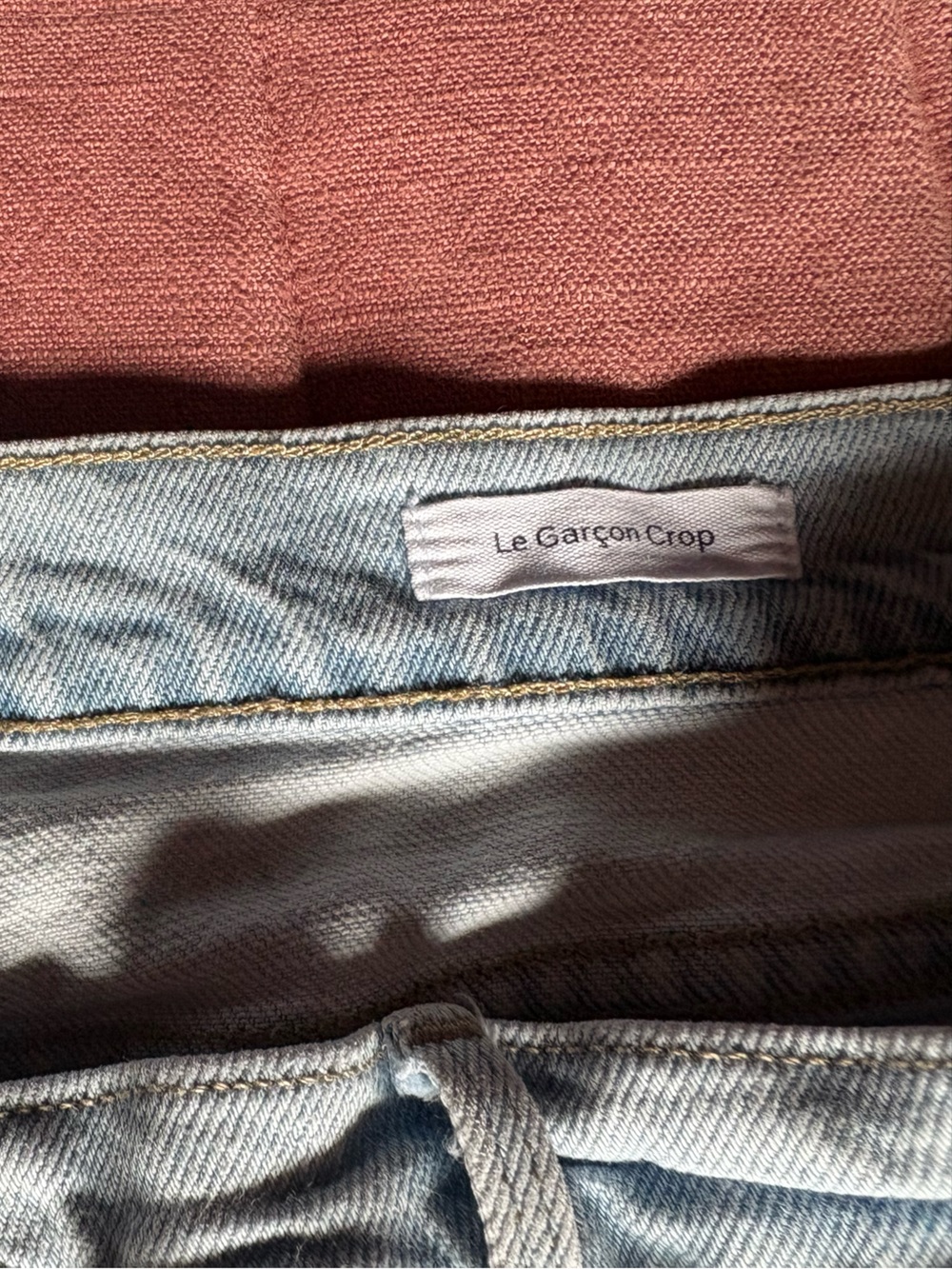 Frame Jeans- Le garçon crop- Size 29- Fall Denim- Distressed Raw Hem - Picture 8 of 14